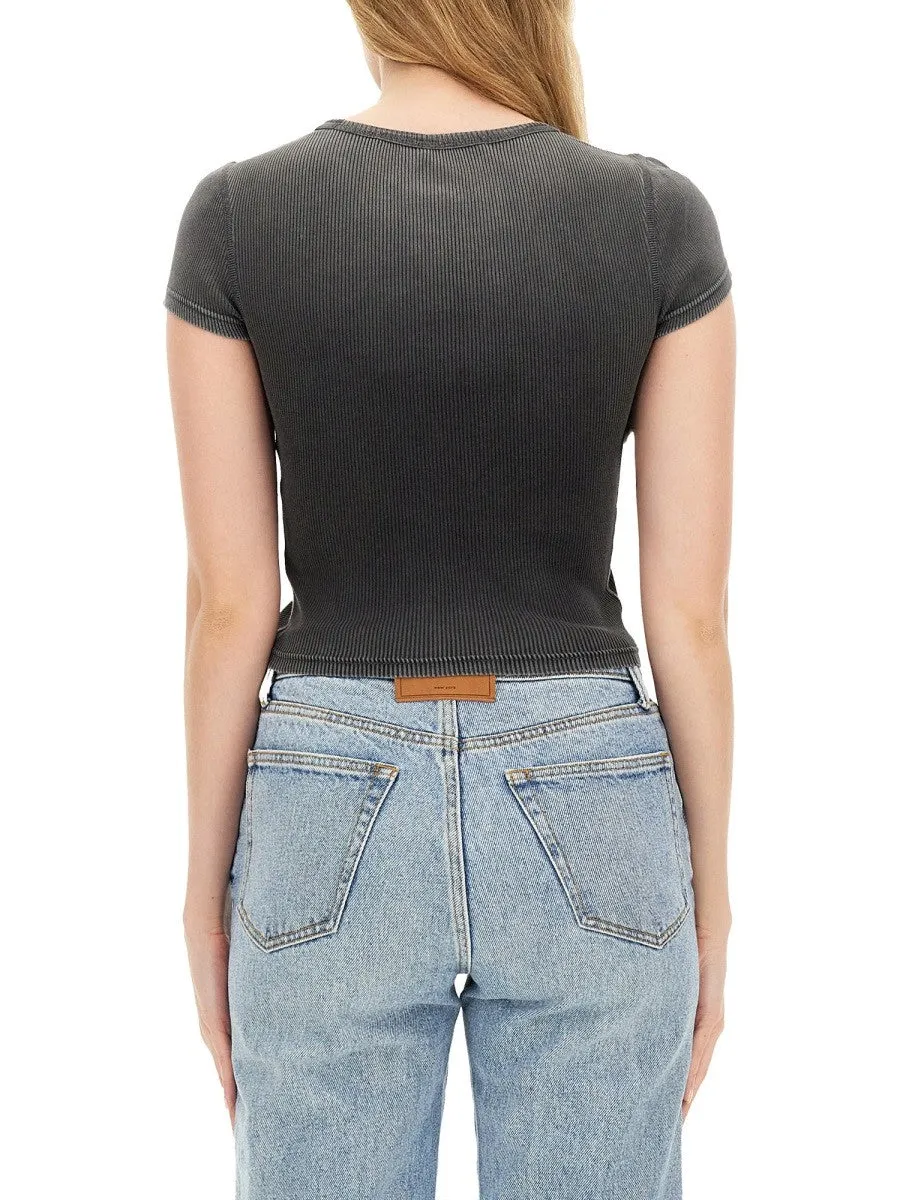 Alexander Wang RHINESTONE LOGO T-SHIRT sold by Siebentaschen product image thumbnail 3