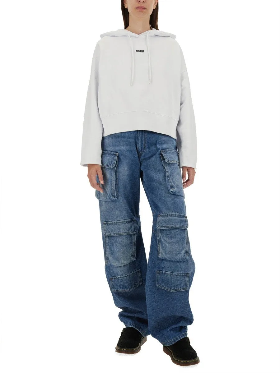 msgm SWEATSHIRT WITH LOGO sold by Siebentaschen product image thumbnail 2