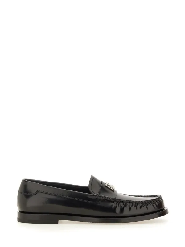 Dolce & Gabbana LOAFER WITH LOGO sold by Siebentaschen