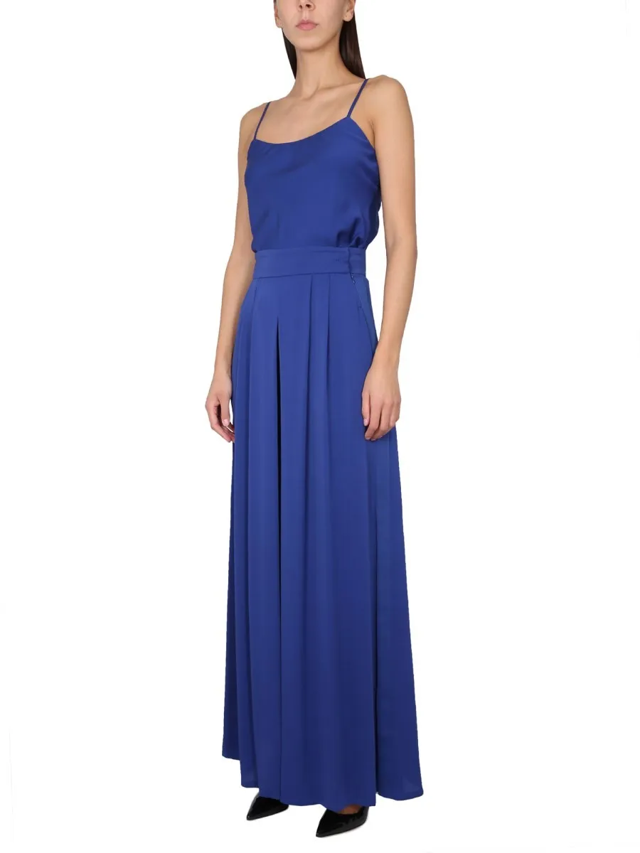 Max Mara WIDE SILK TUXEDO PANTS sold by Siebentaschen product image thumbnail 2