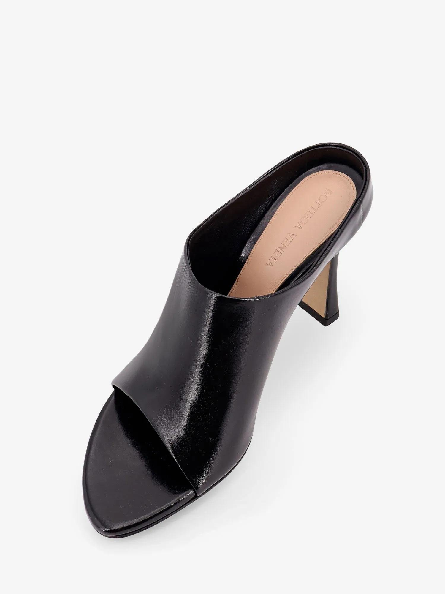 Bottega Veneta Rana leather mule with heel sold by Siebentaschen product image thumbnail 4