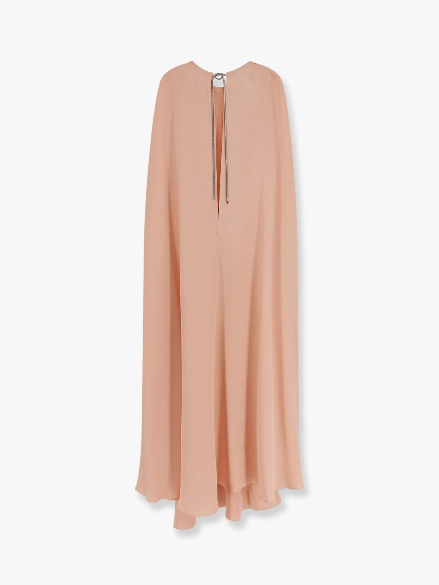 Max Mara Managua silk long dress with silk cape and metal detail sold by Siebentaschen product image thumbnail 4