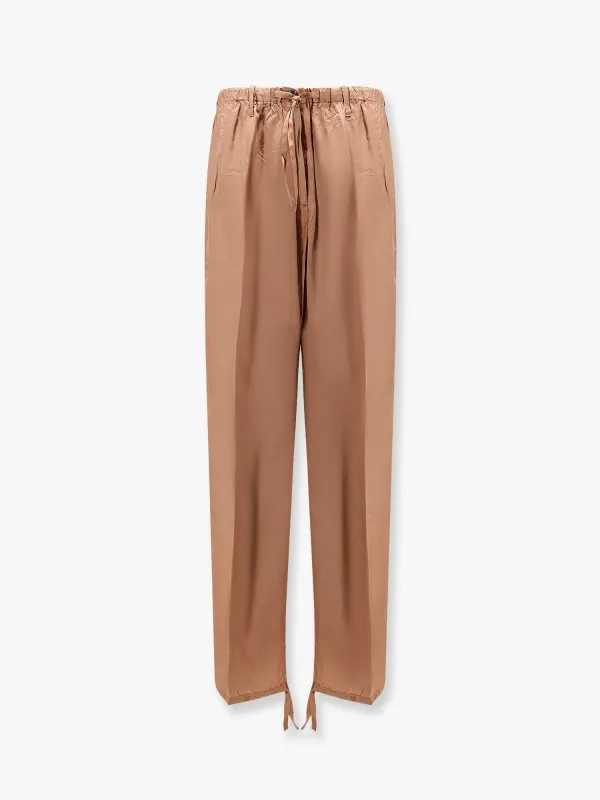 Dries Van Noten Penra viscose trousers sold by Siebentaschen