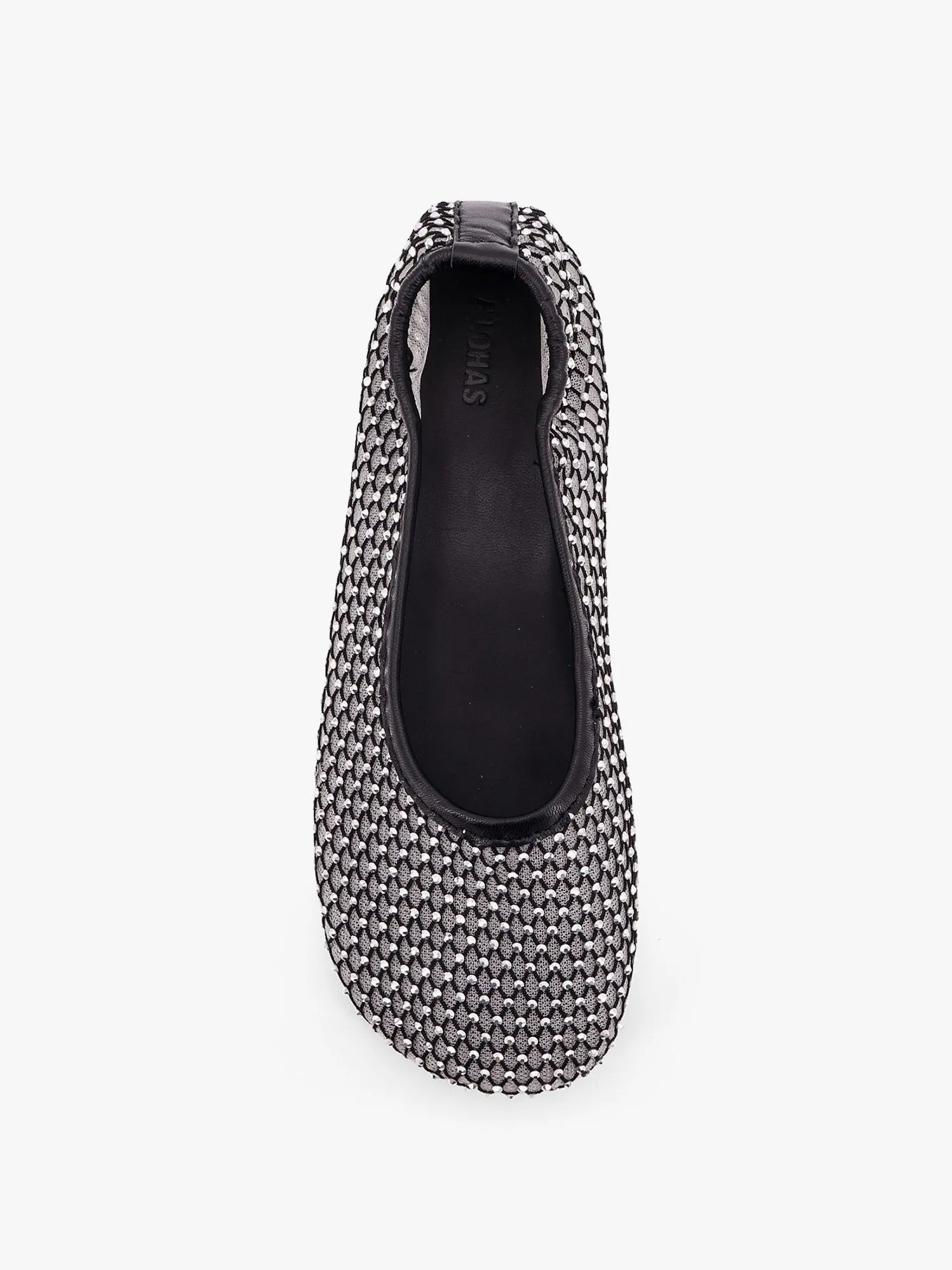 ALOHAS Lorain mesh ballerinas with rhinestones inserts sold by Siebentaschen product image thumbnail 4