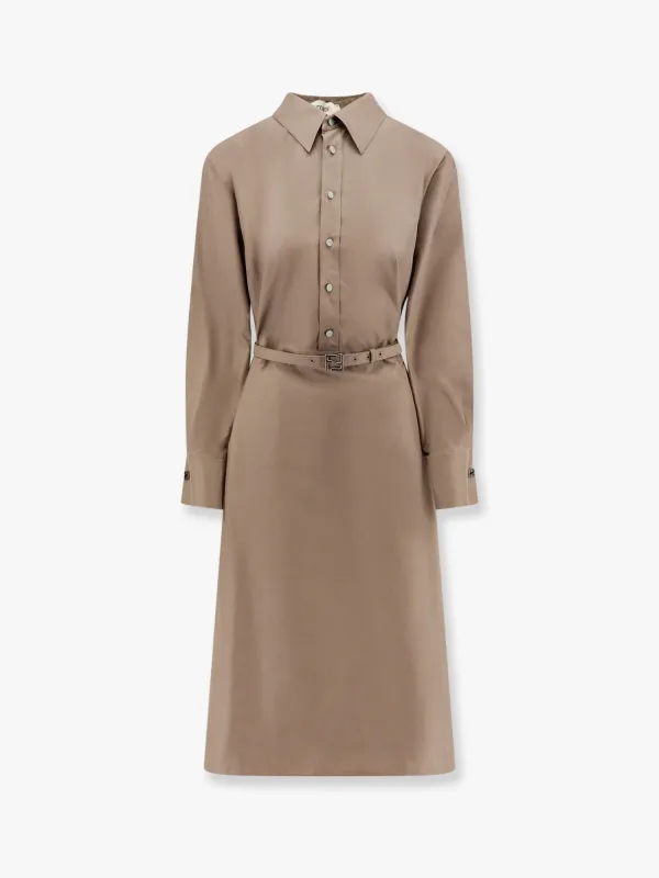 Fendi Cotton and silk chemisiere dress sold by Siebentaschen