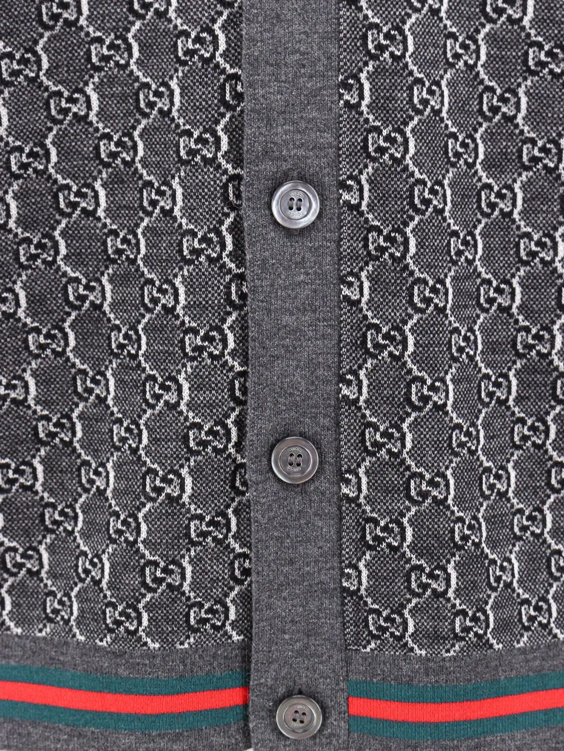 Gucci Wool and silk cardigan with gg motif sold by Siebentaschen product image thumbnail 5