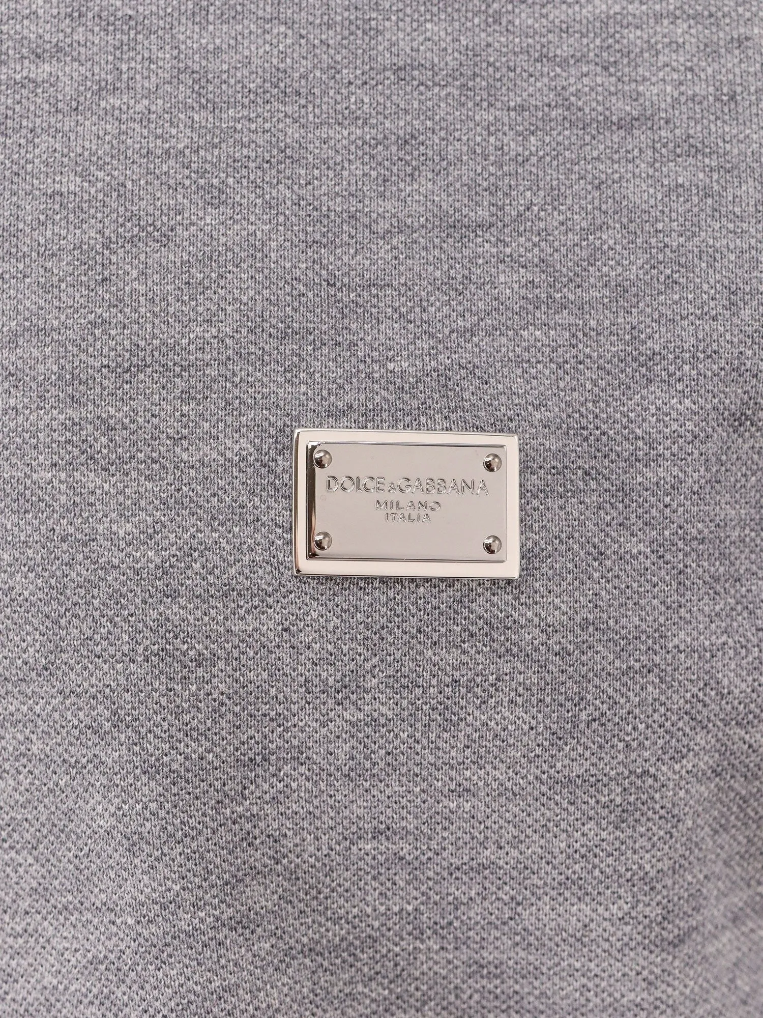 Dolce & Gabbana Cotton polo shirt with dolce&gabbana milano plate sold by Siebentaschen product image thumbnail 4