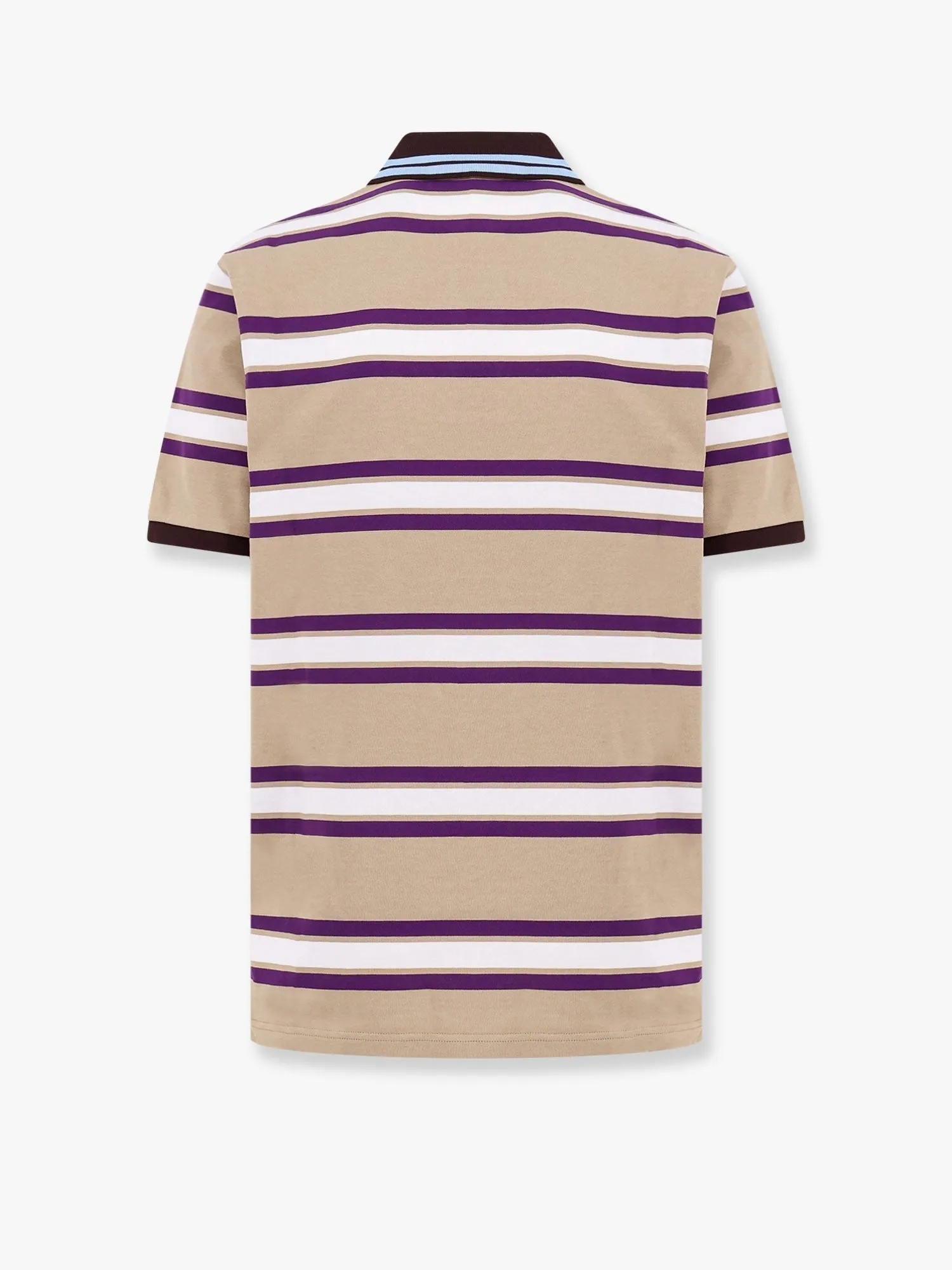 Gucci Striped cotton polo shirt sold by Siebentaschen product image thumbnail 4