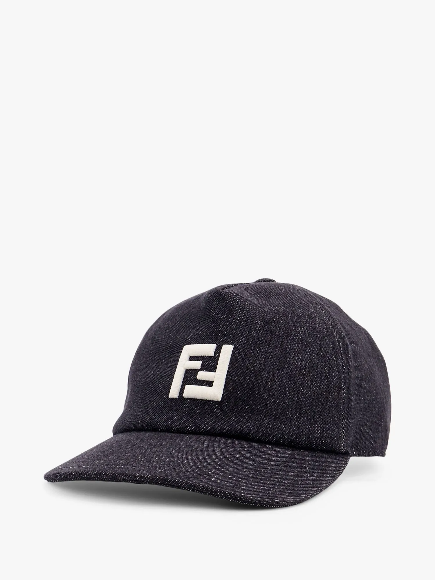 Fendi FF Jacquard denim baseball hat sold by Siebentaschen product image thumbnail 2