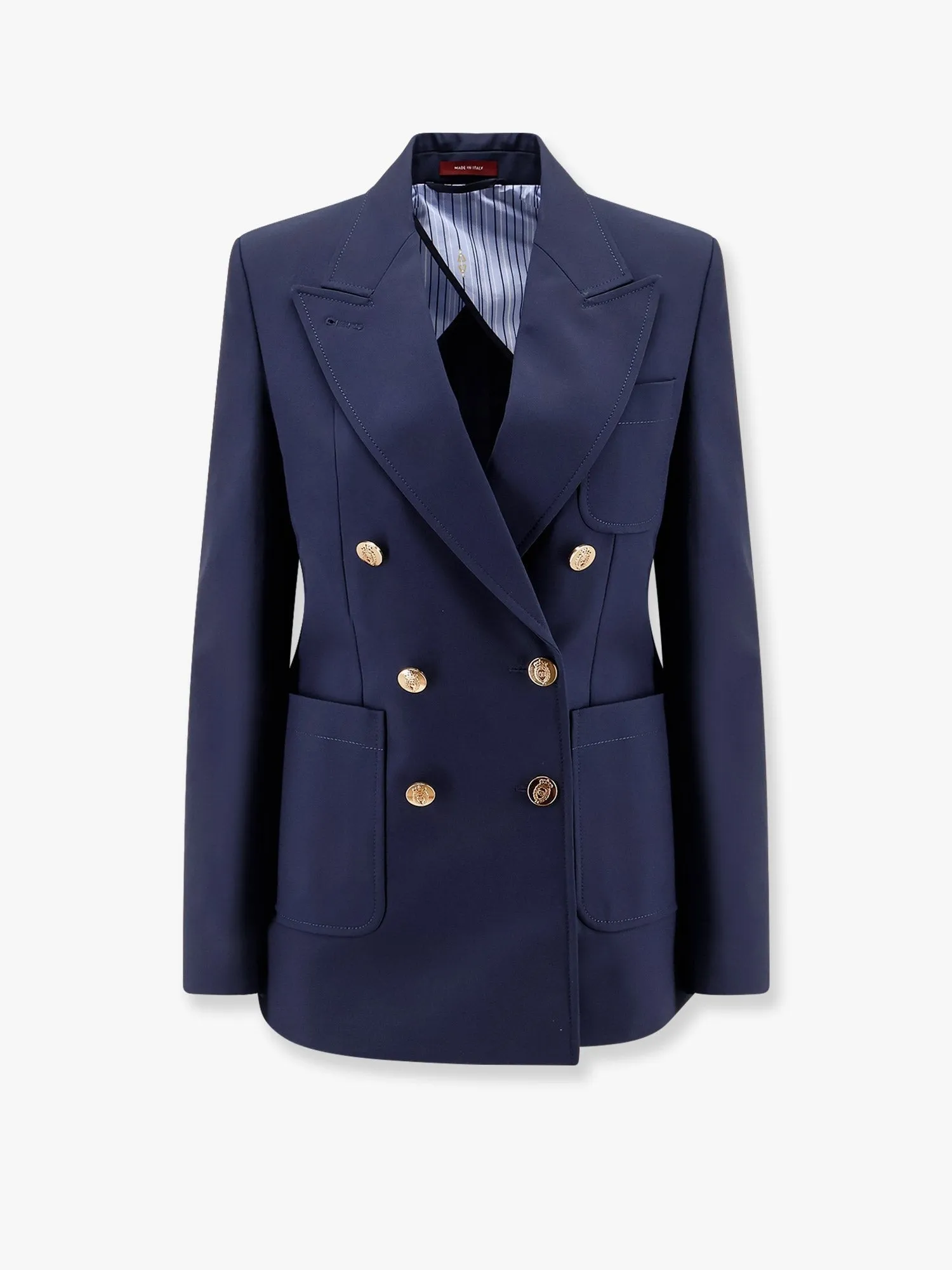Gucci Cotton blazer with iconic gucci crest buttons sold by Siebentaschen