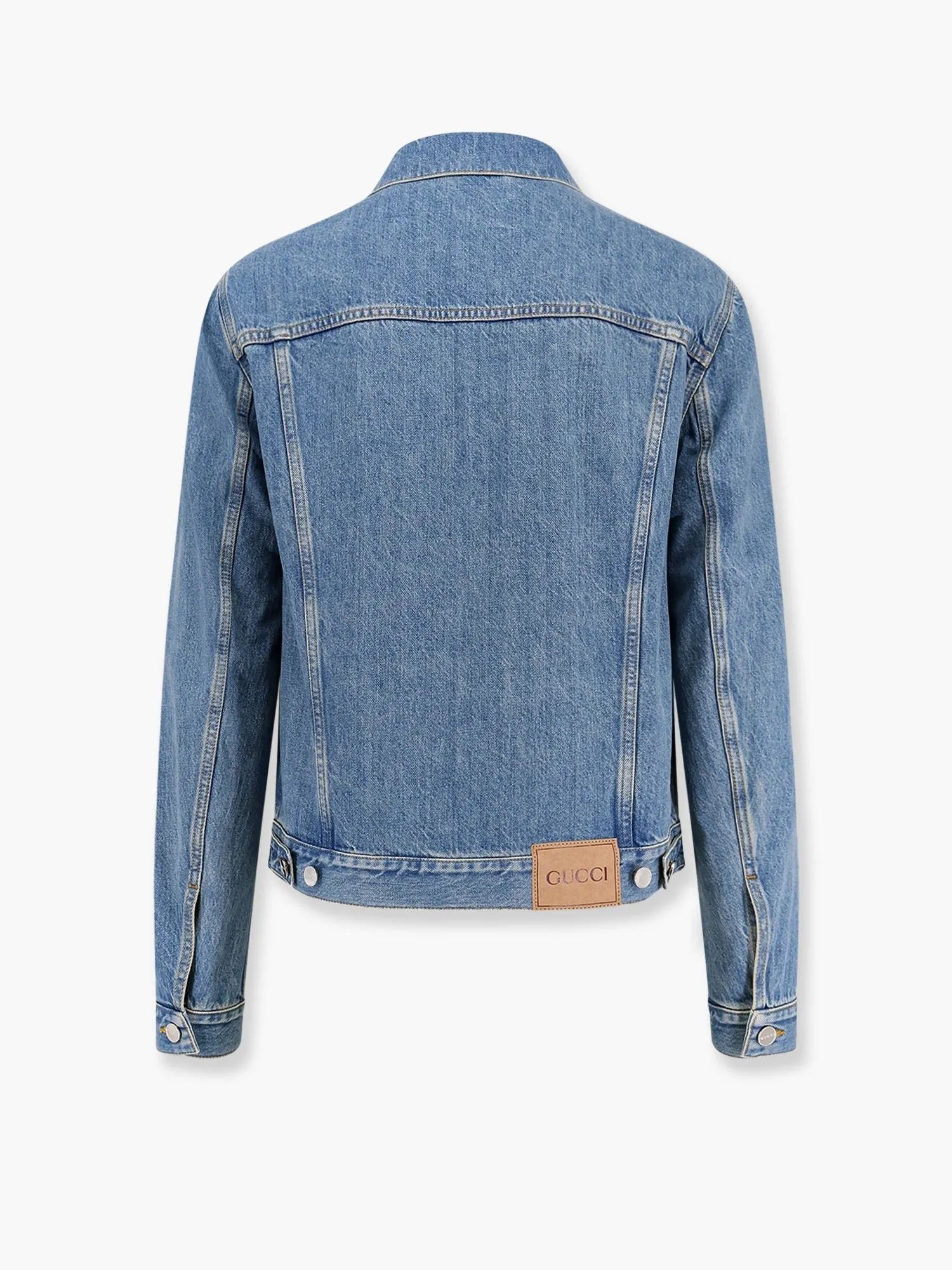Gucci Denim jacket with lasered double g sold by Siebentaschen product image thumbnail 4