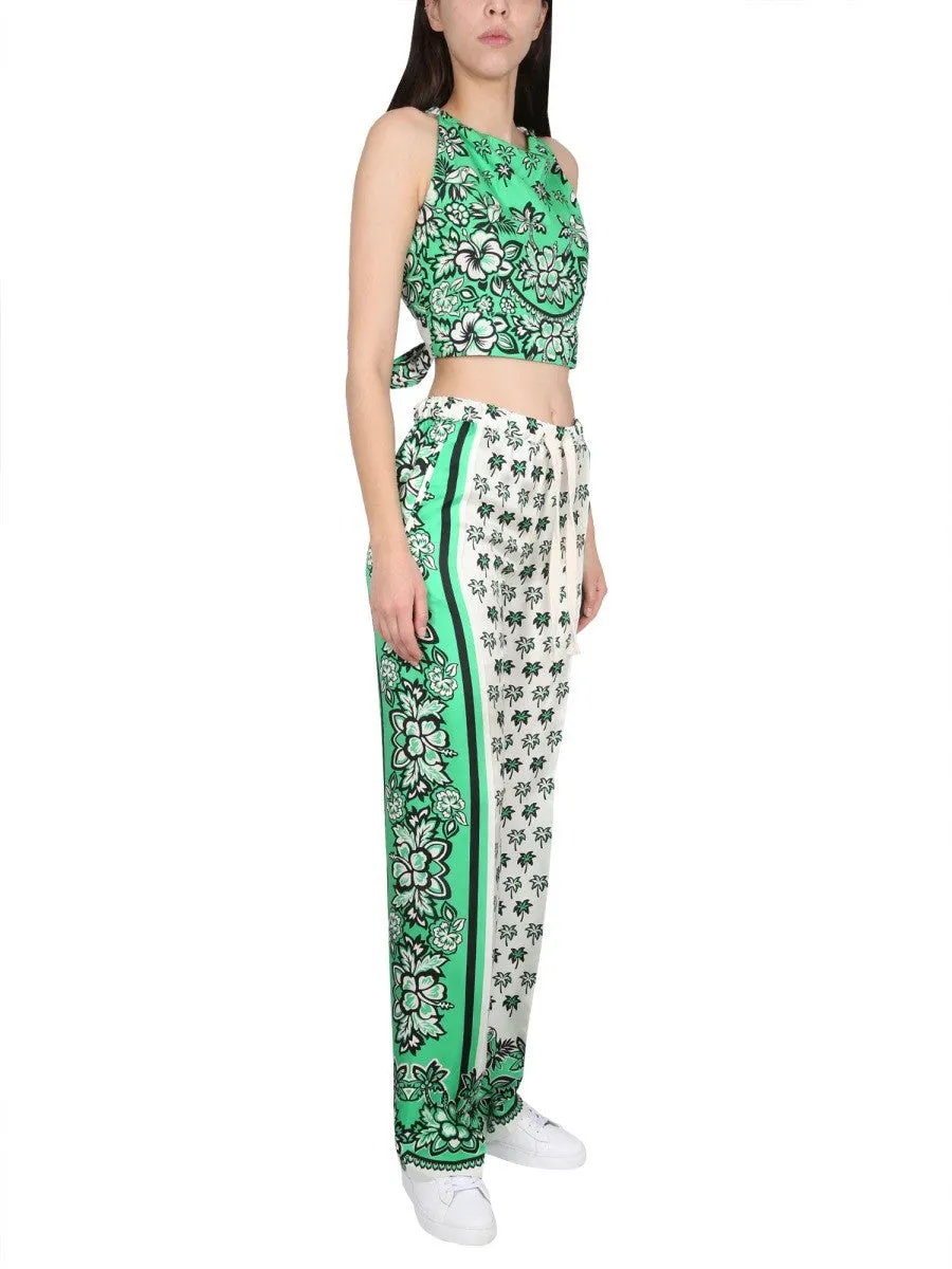 RED VALENTINO BANDANDA PRINT PANTS sold by Siebentaschen product image thumbnail 2