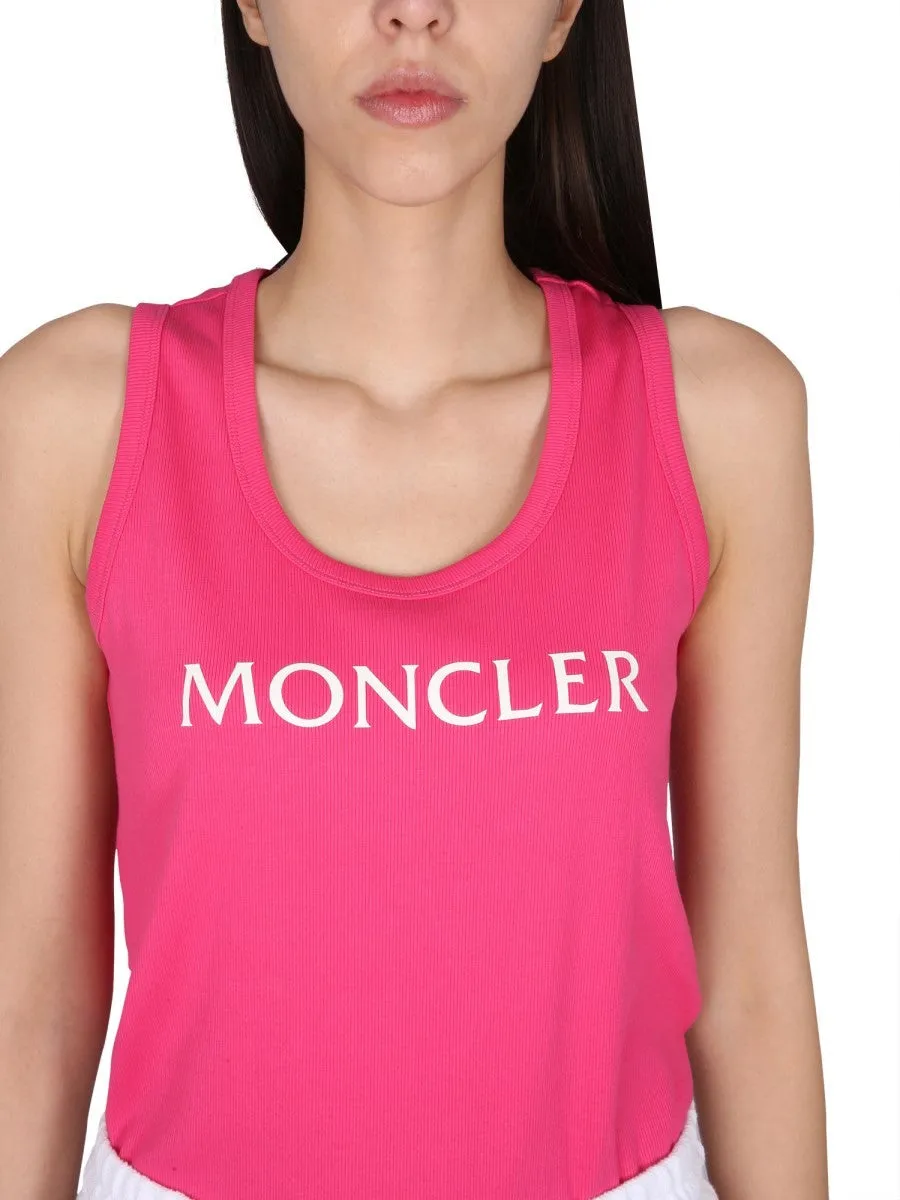 Moncler TOP WITH LOGO PRINT sold by Siebentaschen product image thumbnail 4