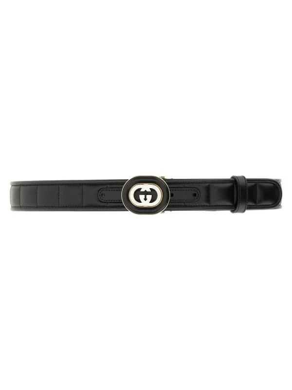 Gucci GG CROSS BUCKLE BELT sold by Siebentaschen