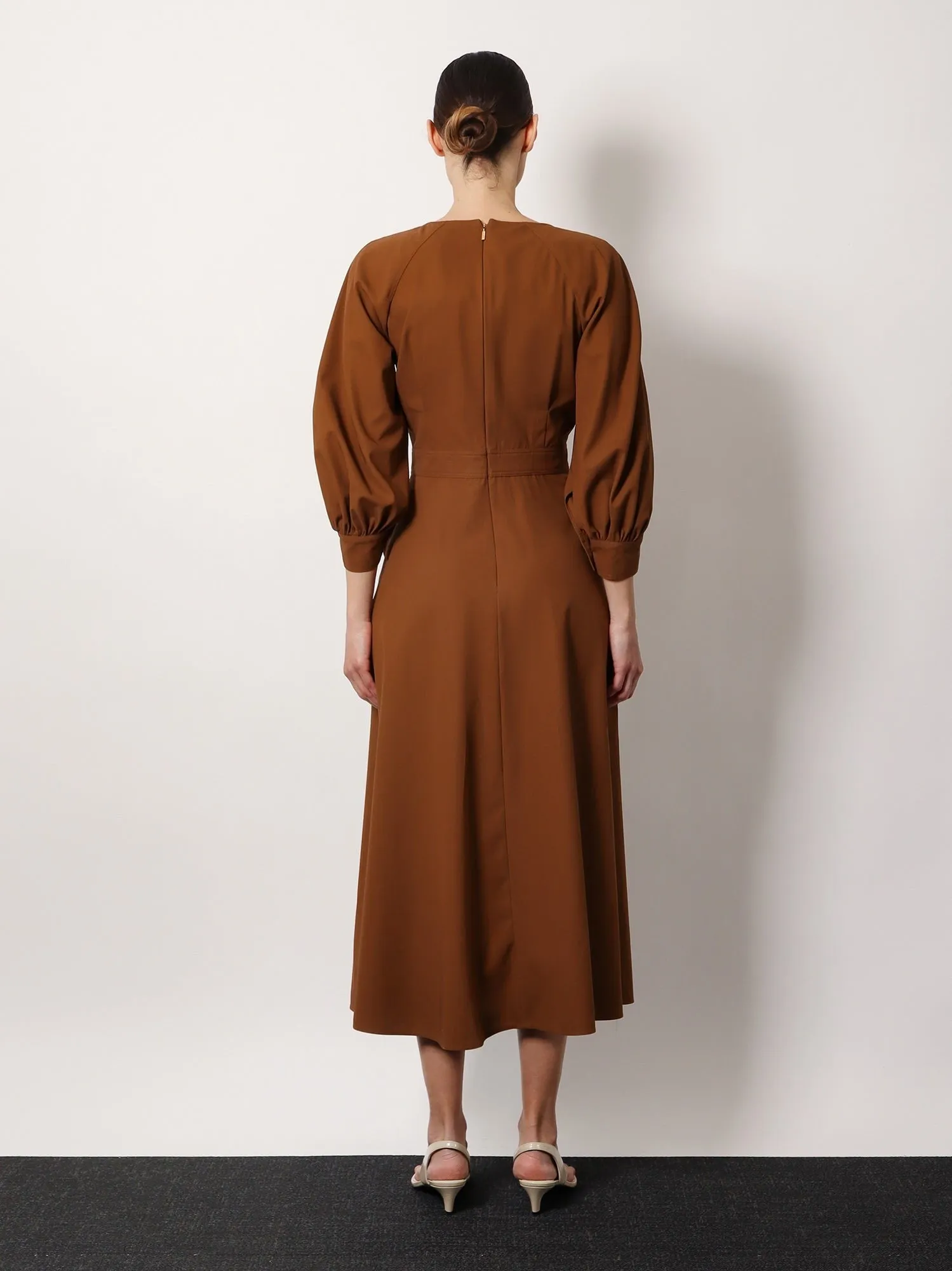 Max Mara Pedaggi cotton midi dress sold by Siebentaschen product image thumbnail 3