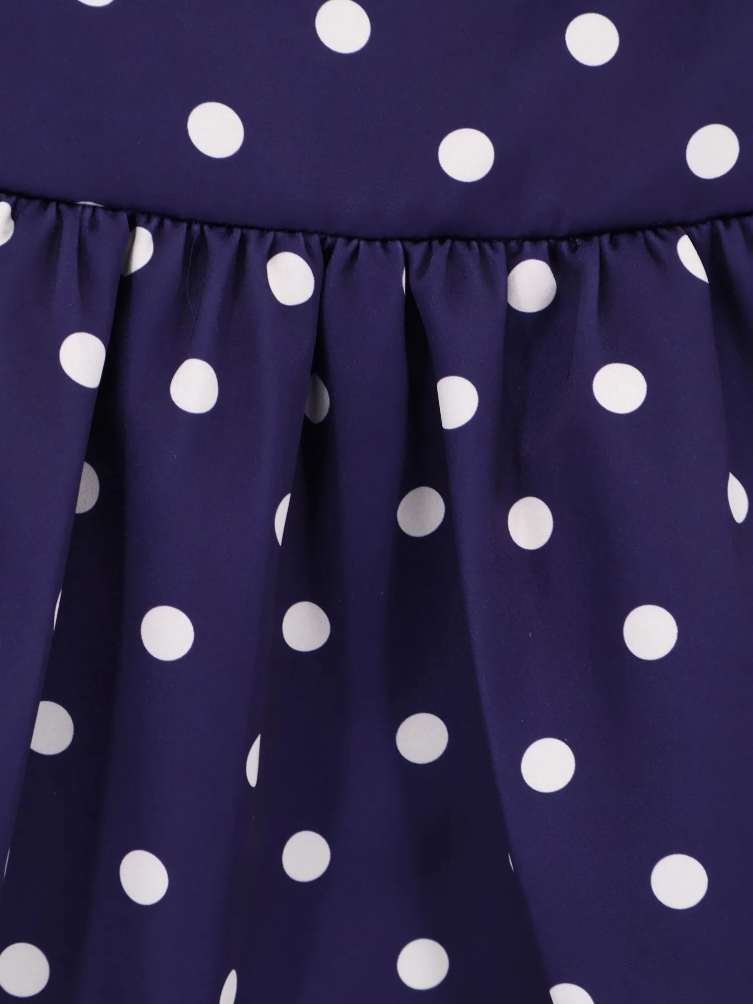 SELF PORTRAIT Satin dotted midi dress sold by Siebentaschen product image thumbnail 4