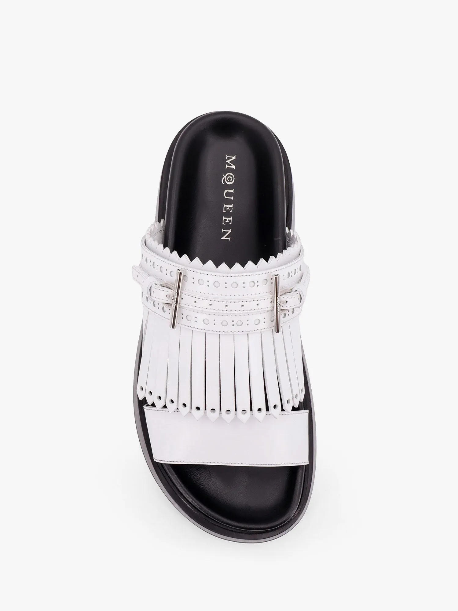 Alexander Mcqueen Leather sandals with leather fringe sold by Siebentaschen product image thumbnail 5