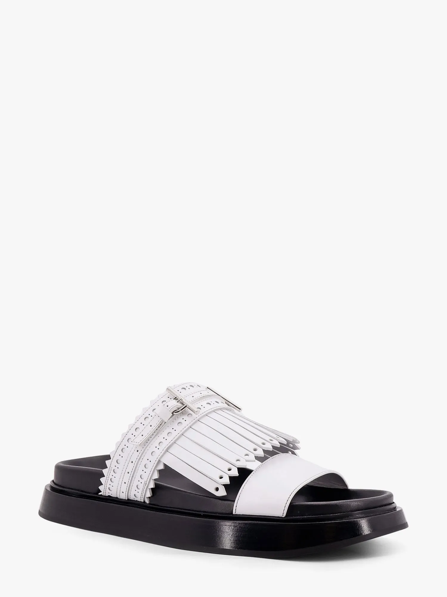 Alexander Mcqueen Leather sandals with leather fringe sold by Siebentaschen product image thumbnail 2