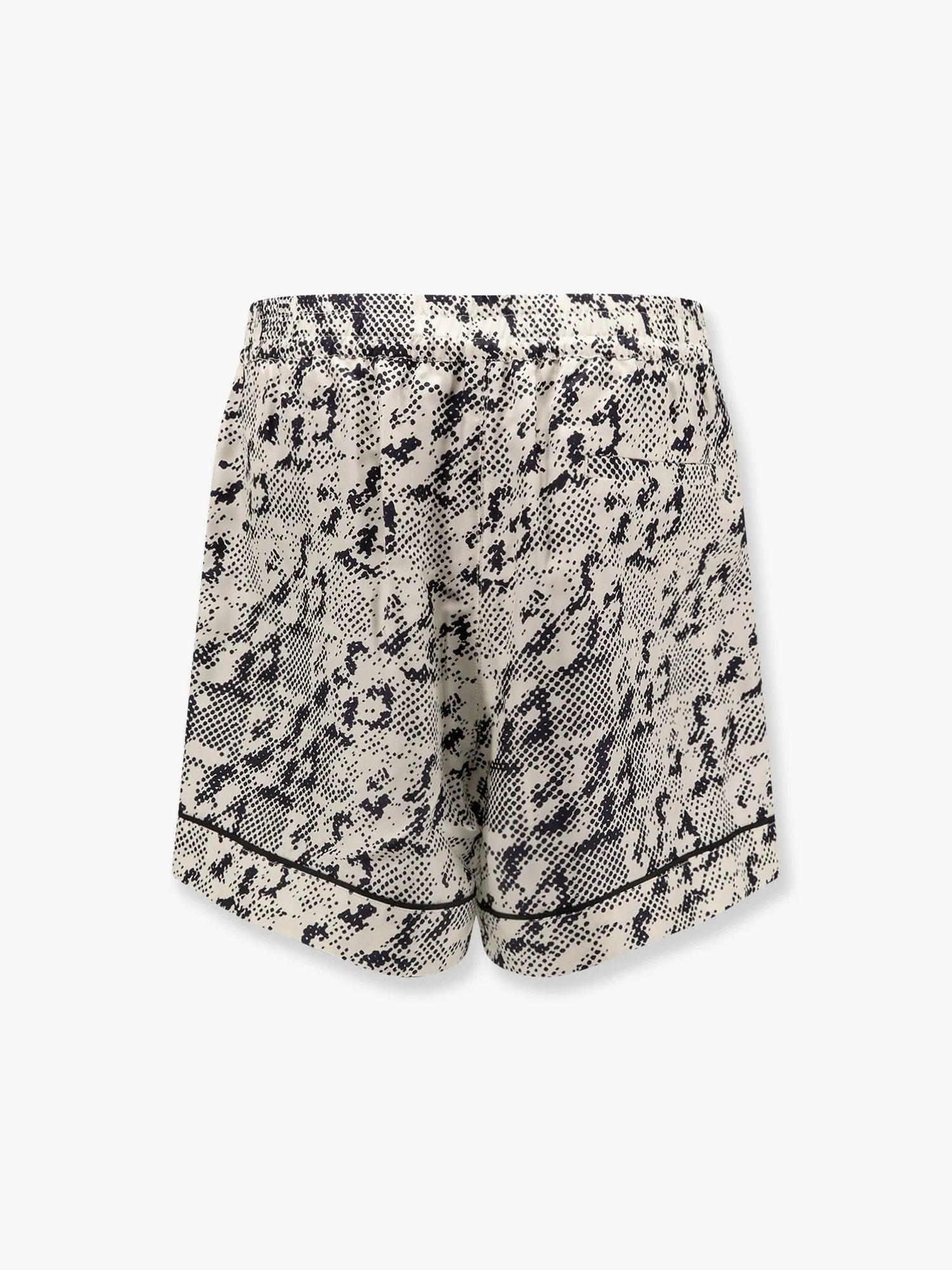 Tory Burch Silk shorts with pixelated logo print sold by Siebentaschen product image thumbnail 5