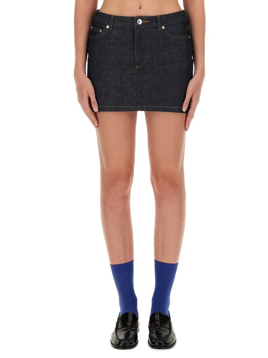 A.P.C. MINI SKIRT sold by Siebentaschen product image thumbnail 5