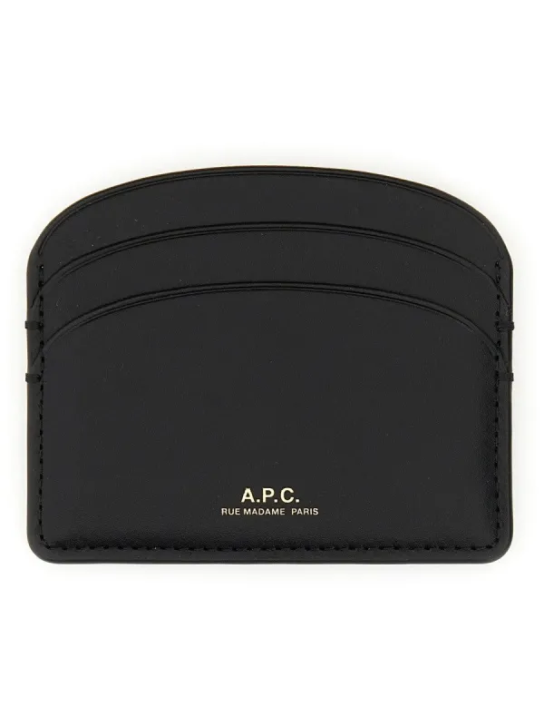 A.P.C. DEMI LUNE CARD HOLDER sold by Siebentaschen