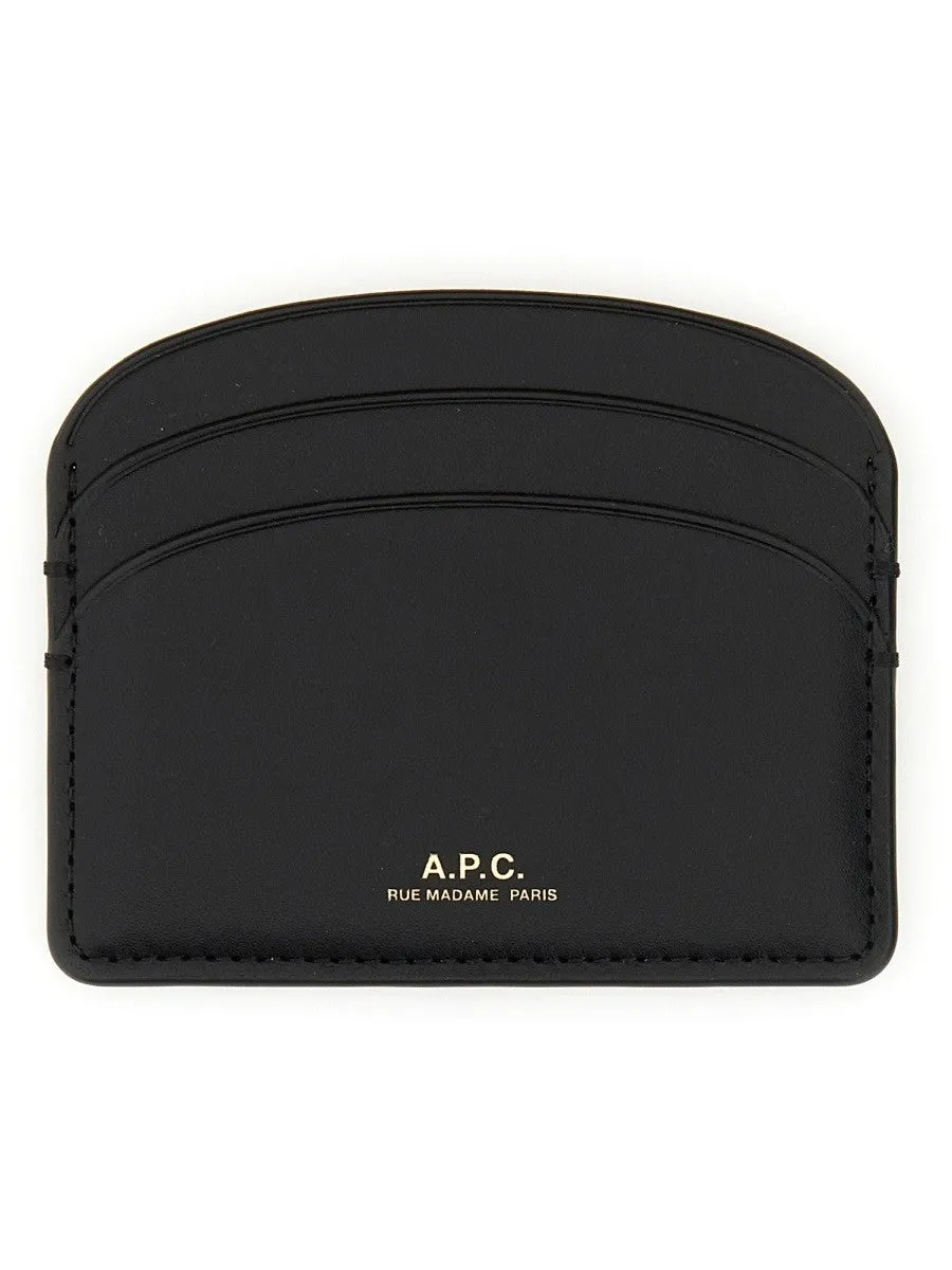 A.P.C. DEMI LUNE CARD HOLDER sold by Siebentaschen