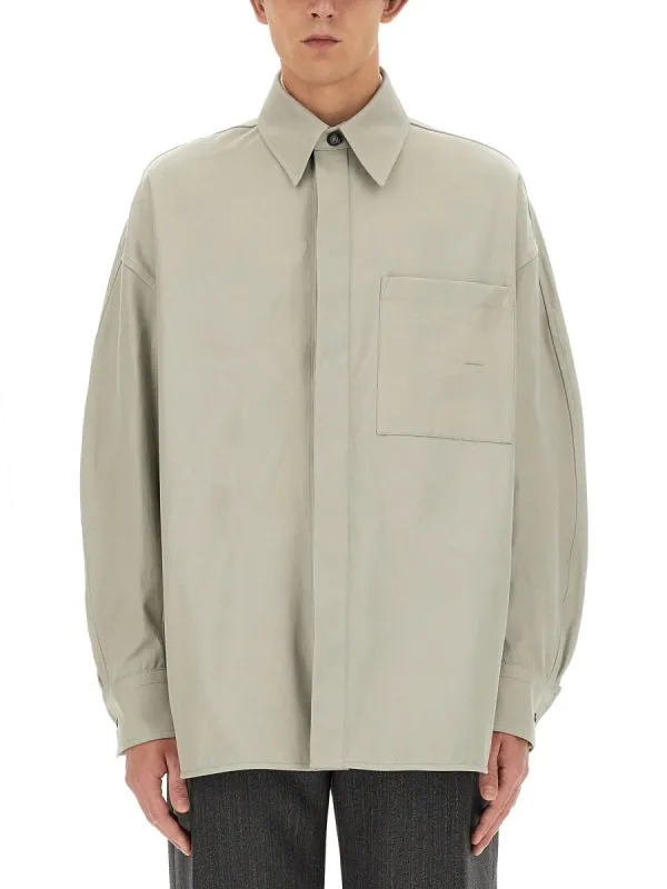 Bottega Veneta COTTON TWILL OVER SHIRT sold by Siebentaschen