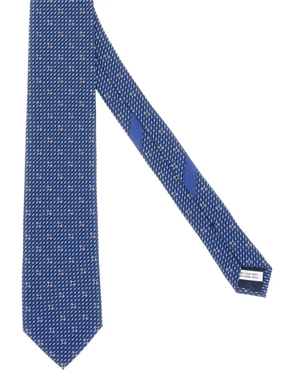 Ferragamo TIE PRINT "GANCINI" sold by Siebentaschen