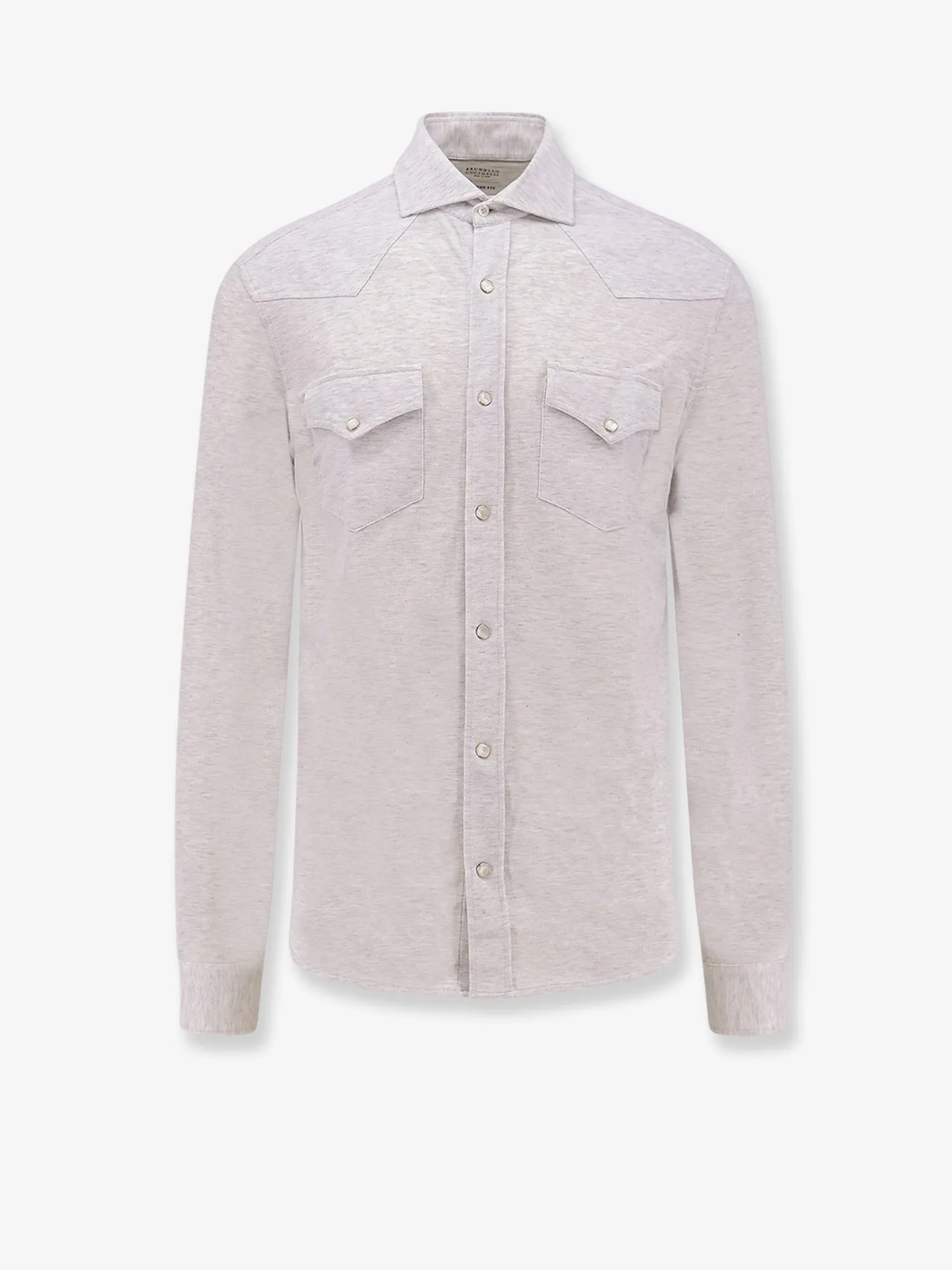 Brunello Cucinelli Cotton leisure fit shirt sold by Siebentaschen