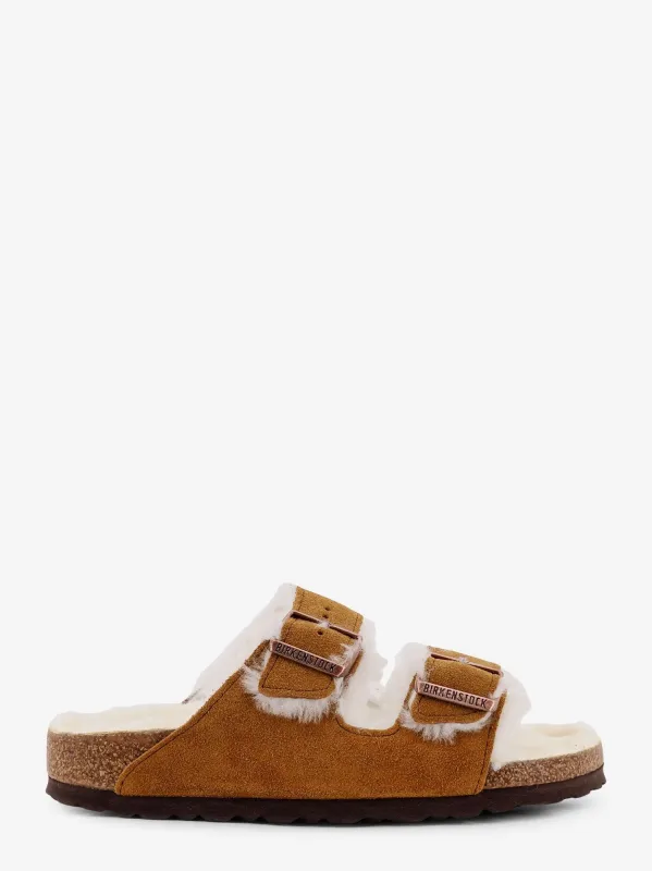 Birkenstock Arizona Shearling suede sandals sold by Siebentaschen