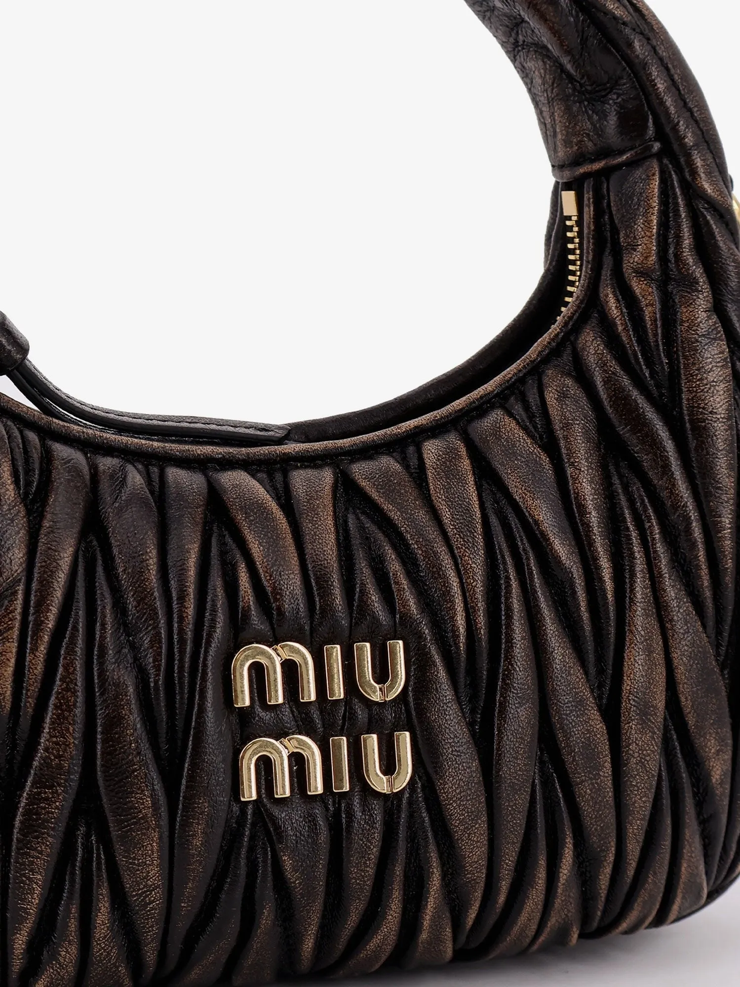 Miu Miu Wander matelassé leather shoulder bag sold by Siebentaschen product image thumbnail 4