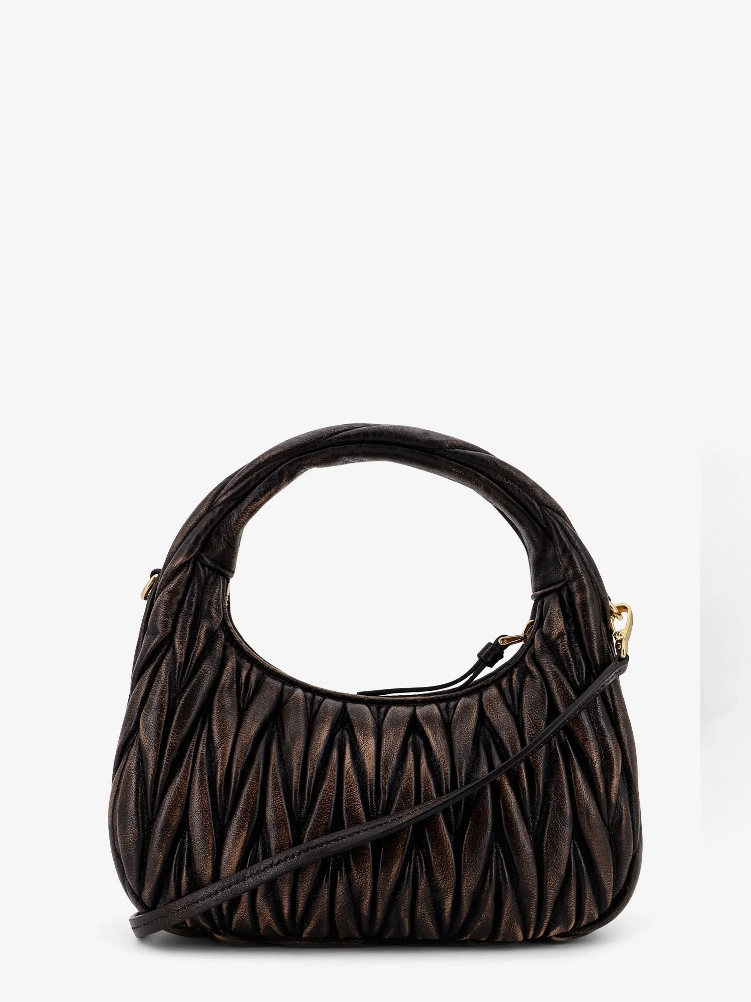 Miu Miu Wander matelassé leather shoulder bag sold by Siebentaschen product image thumbnail 2