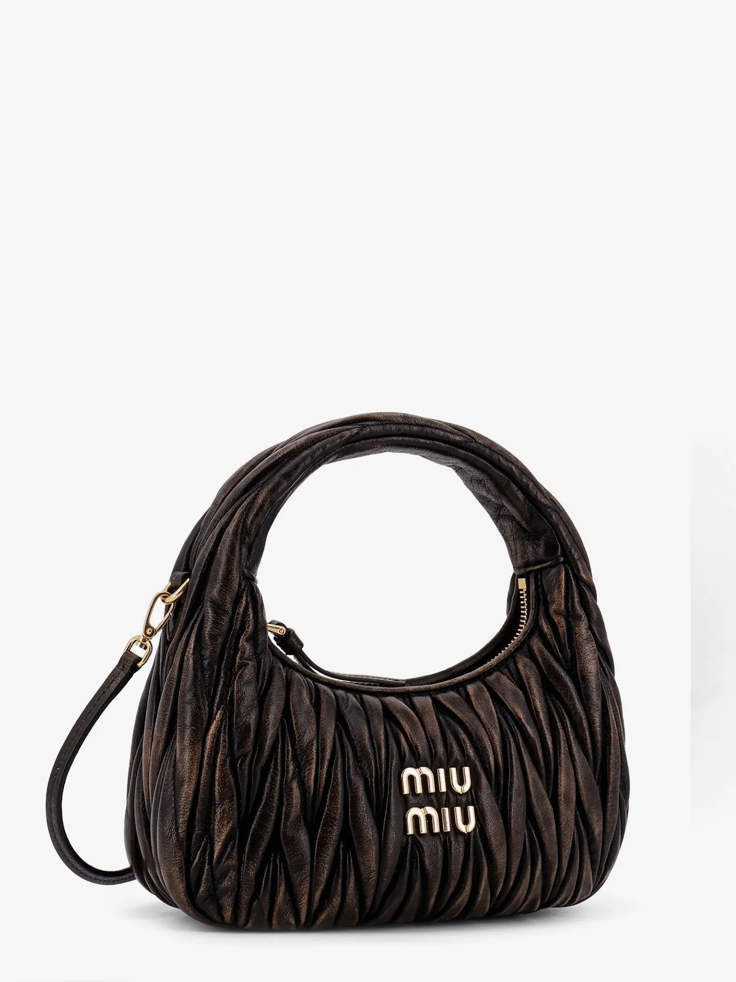 Miu Miu Wander matelassé leather shoulder bag sold by Siebentaschen product image thumbnail 3