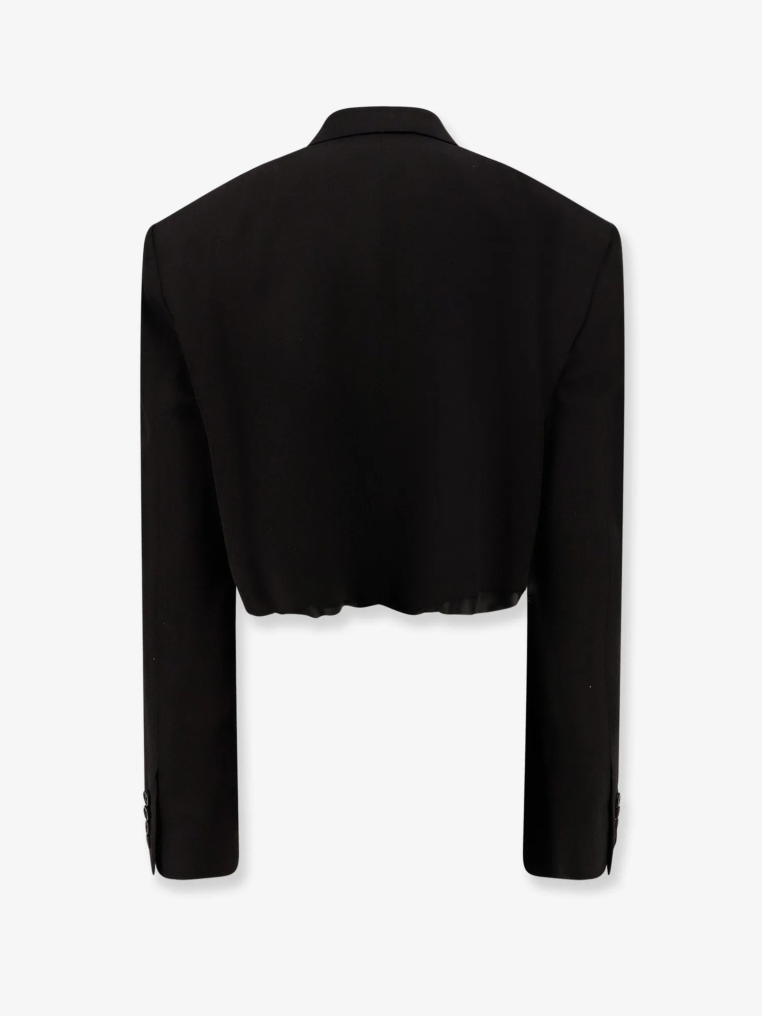 Balenciaga Single breasted cut off viscose and wool blazer sold by Siebentaschen product image thumbnail 4