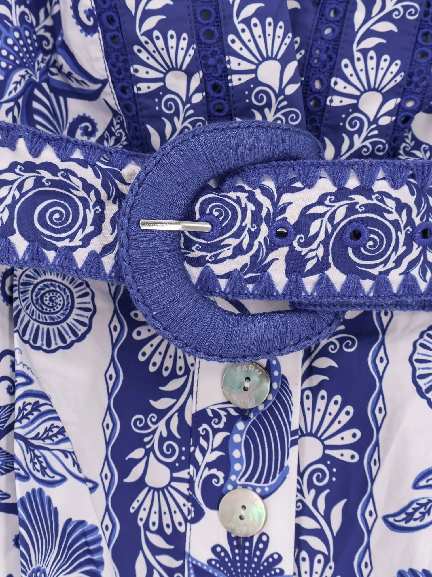 FARM RIO Shell Garden cotton jumpsuit sold by Siebentaschen product image thumbnail 3