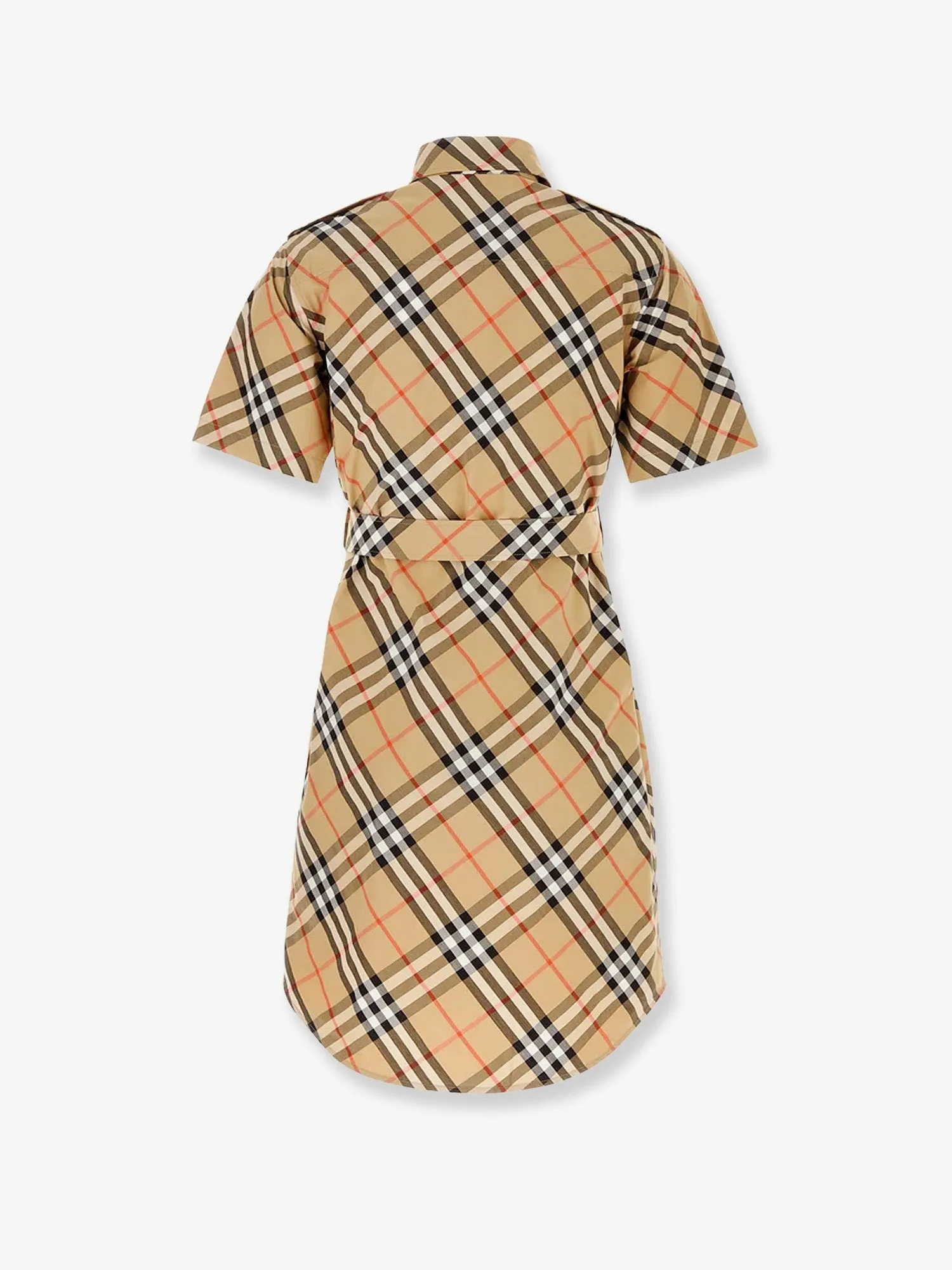 Burberry Chemisier cotton dress with Check print sold by Siebentaschen product image thumbnail 2