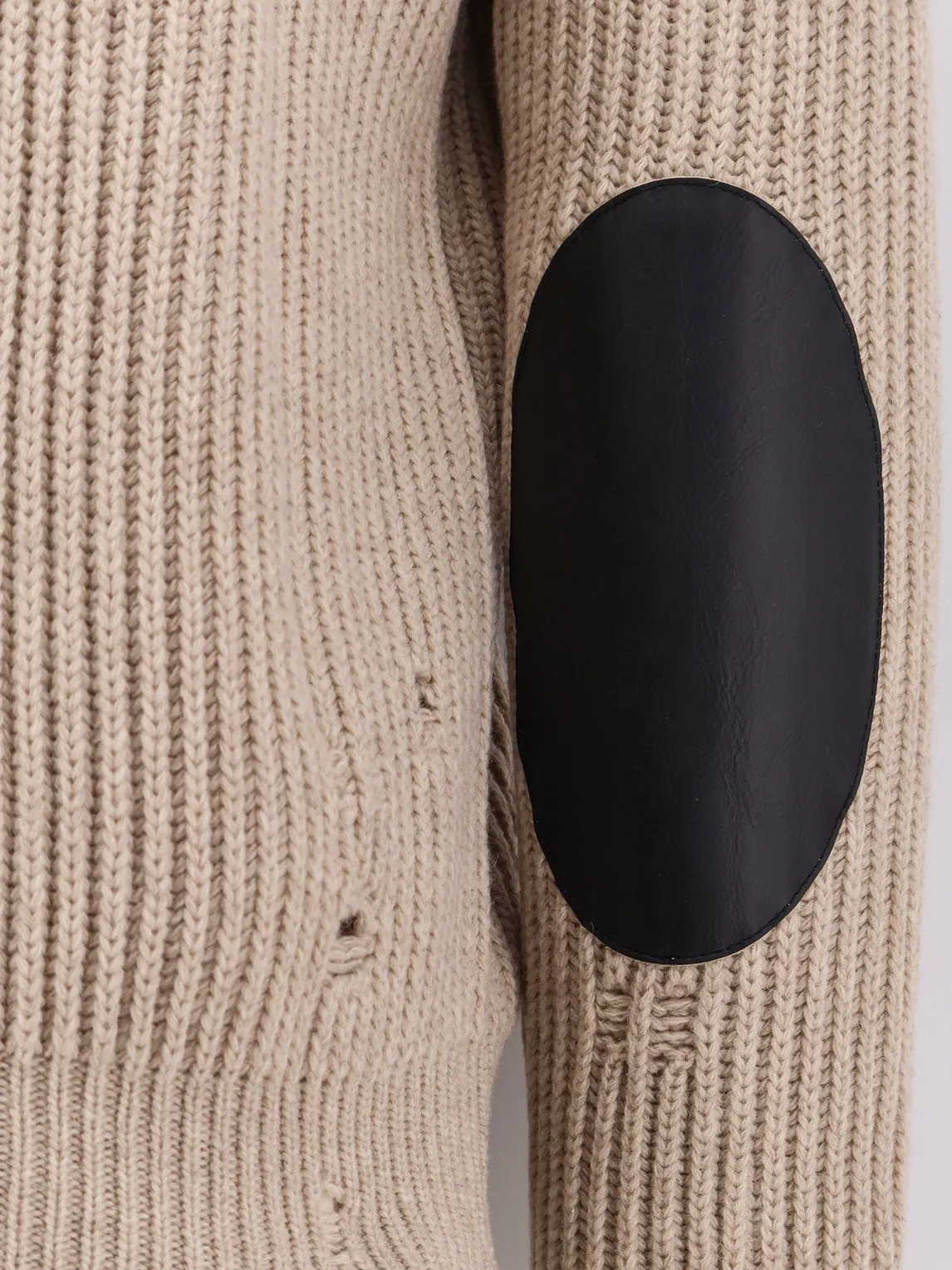 MM6 MAISON MARGIELA Wool blend cardigan with distressed effect sold by Siebentaschen product image thumbnail 3