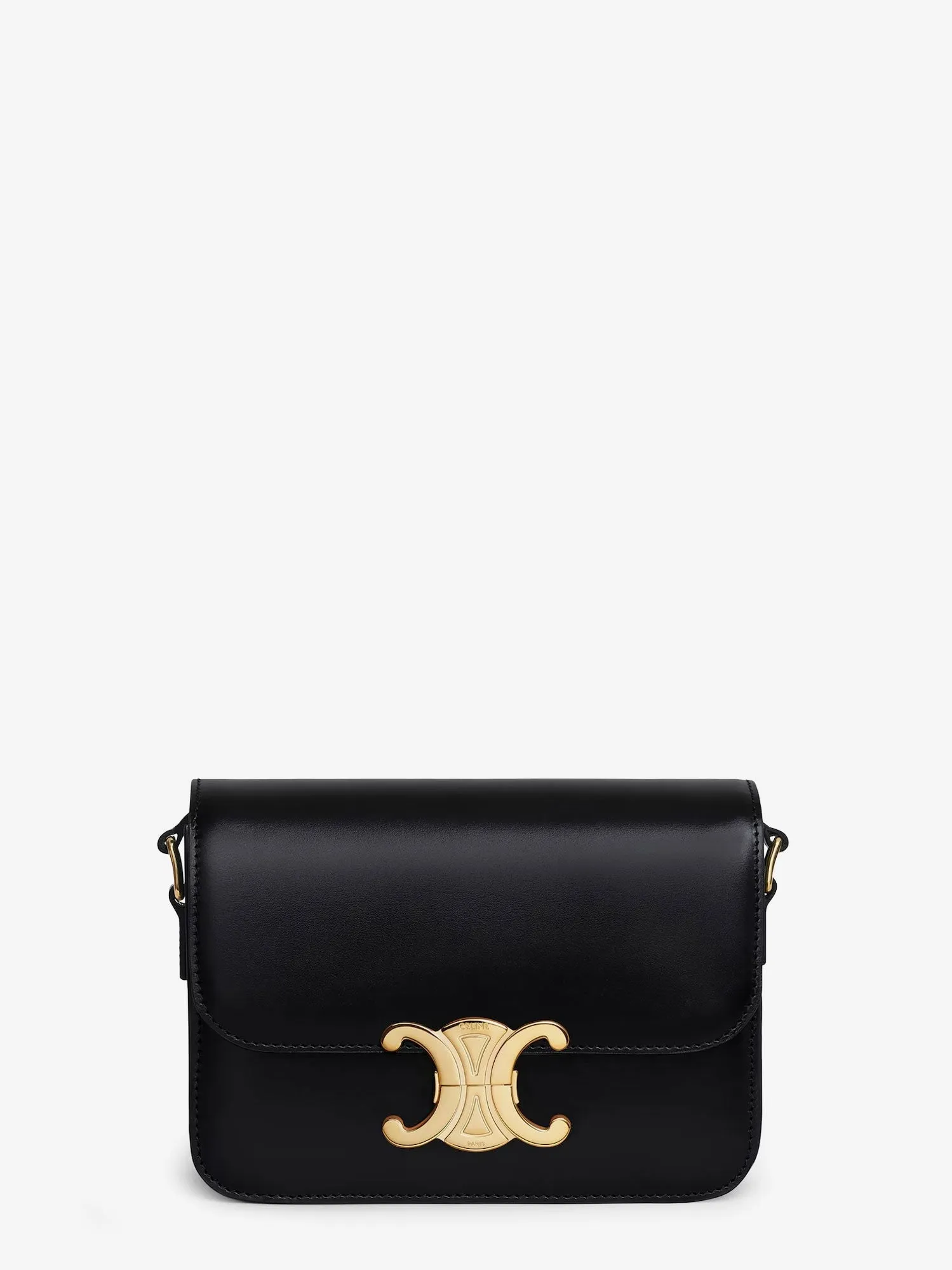 Celine Teen Triomphe leather shoulder bag sold by Siebentaschen