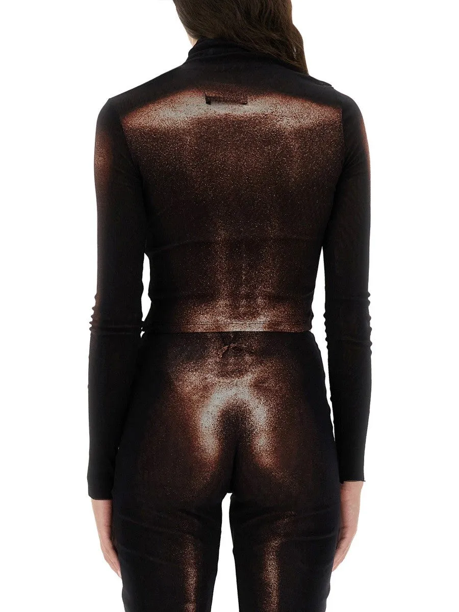 JEAN PAUL GAULTIER "BODY DUST" PRINT TOP sold by Siebentaschen product image thumbnail 3