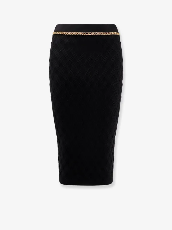 Elisabetta Franchi Viscose blend pencil skirt sold by Siebentaschen