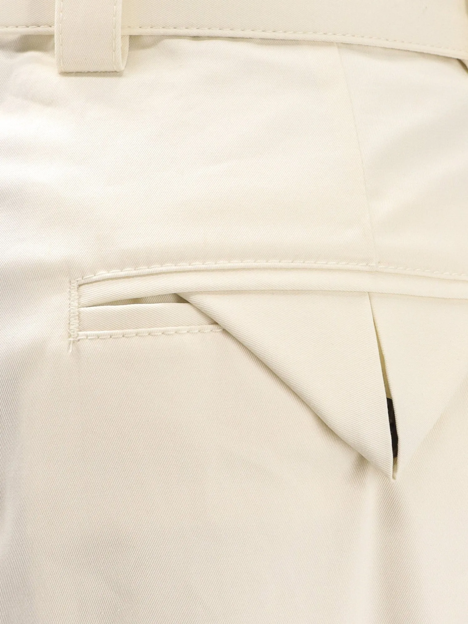 Bottega Veneta Light Cotton trousers with belt sold by Siebentaschen product image thumbnail 3