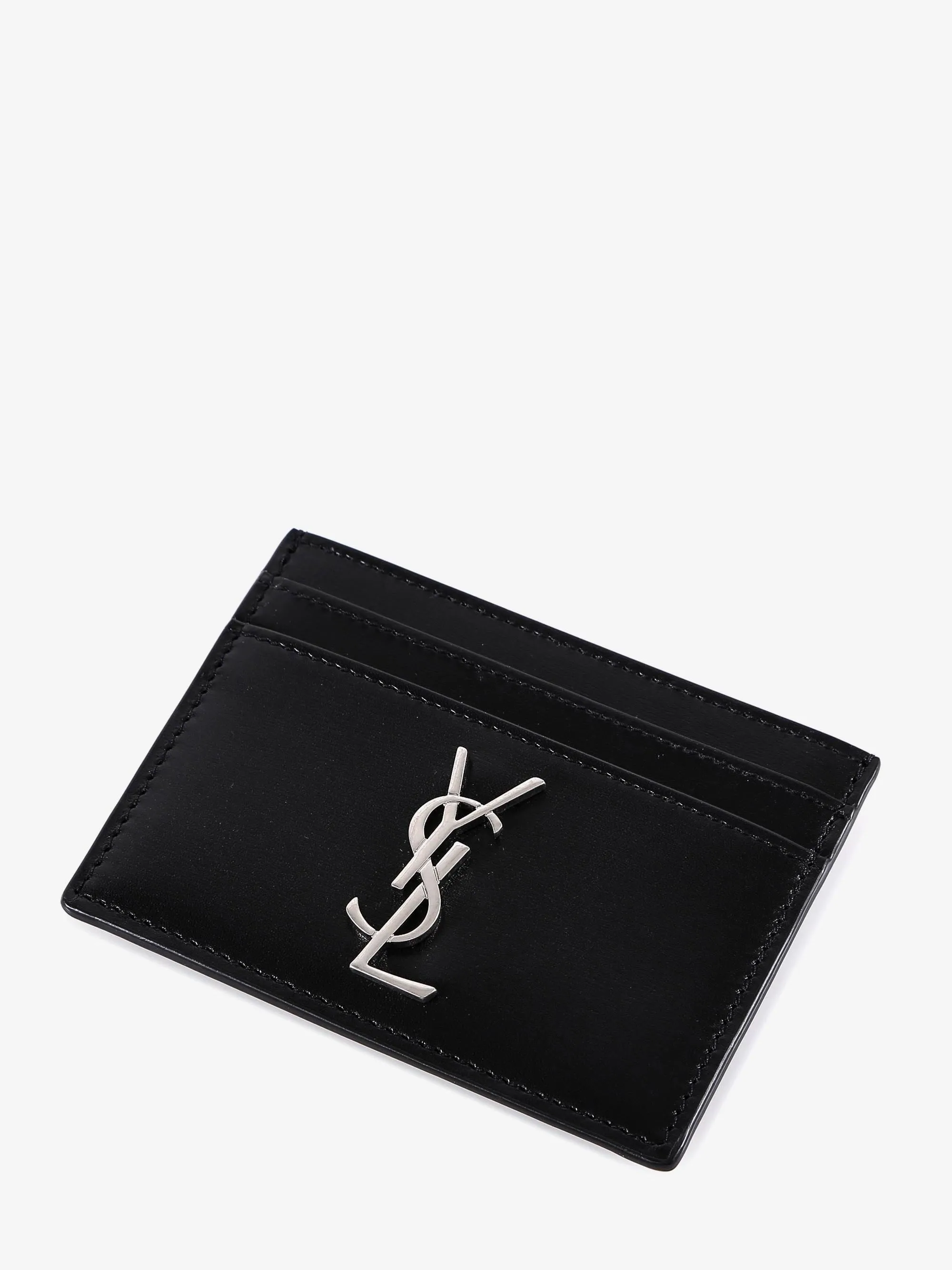 Saint Laurent Cassandre leather card holder sold by Siebentaschen product image thumbnail 3