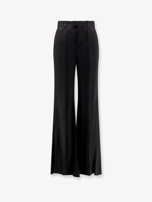 Balenciaga Viscose trousers with flared bottom sold by Siebentaschen