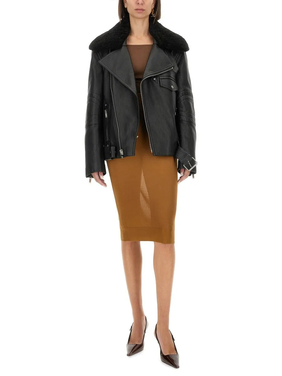 Saint Laurent LEATHER BIKER JACKET sold by Siebentaschen product image thumbnail 2