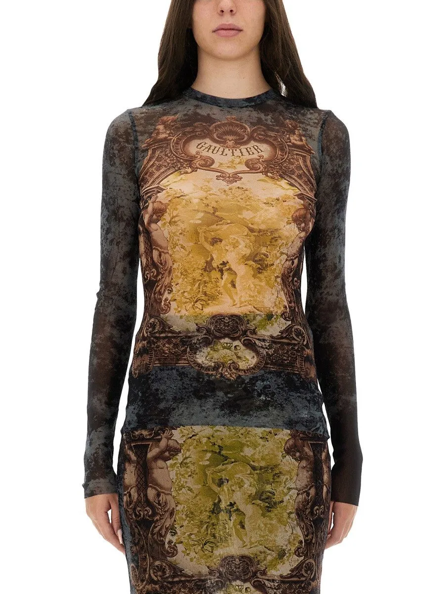 JEAN PAUL GAULTIER TOP "MÉDAILLON" sold by Siebentaschen