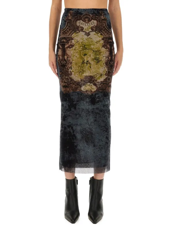 JEAN PAUL GAULTIER "MÉDAILLON" SKIRT sold by Siebentaschen