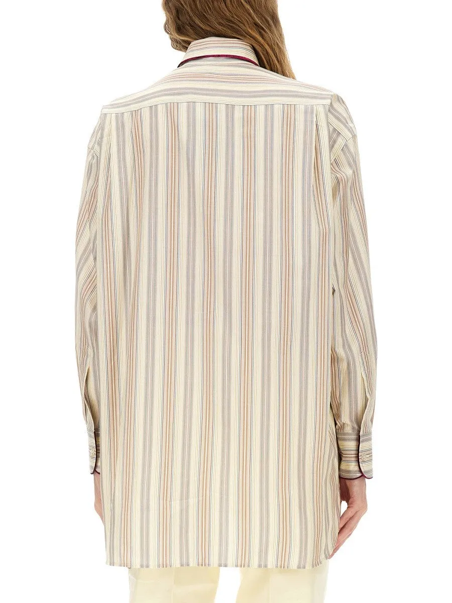 Etro STRIPED COTTON SHIRT sold by Siebentaschen product image thumbnail 3