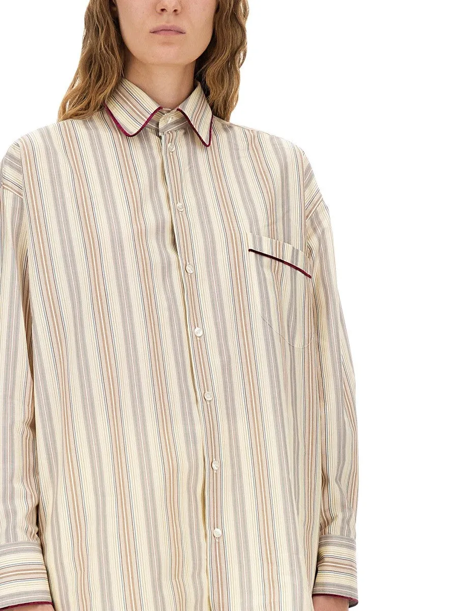 Etro STRIPED COTTON SHIRT sold by Siebentaschen product image thumbnail 4