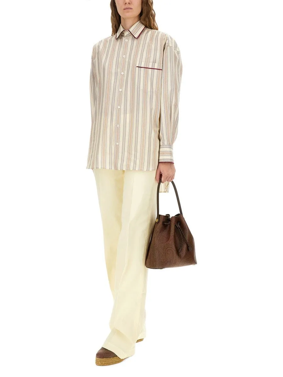 Etro STRIPED COTTON SHIRT sold by Siebentaschen product image thumbnail 2