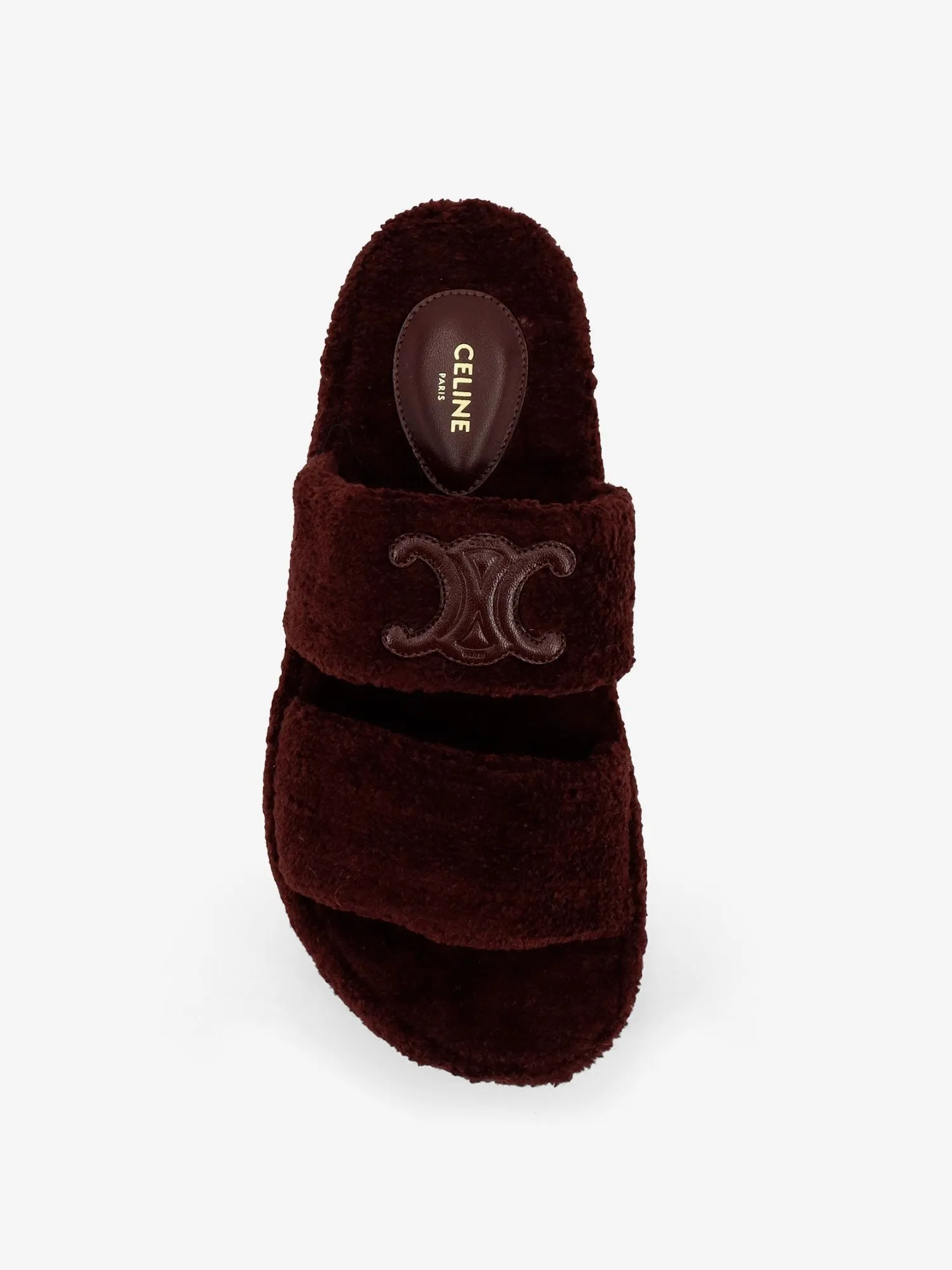 Celine Triomphe Fur shearling Slides sold by Siebentaschen product image thumbnail 4